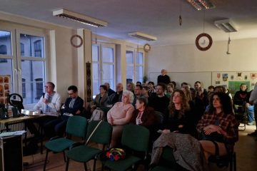 підчас-презентації-Ю.-Вєлічкі-і-П.-Пушкаря-в-Ельблонзі-автор-Оксана-Заторська